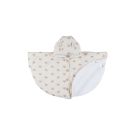 Poncho imperméable doublure Groloudoux perle 6-12M - Rose