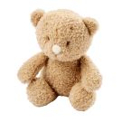 Peluche Bébé Ours Teddy Bouclette 24cm - Marron - nattou