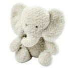 Peluche Bébé Eléphant Teddy Bouclette 24cm - Gris