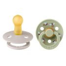 Lot de 2 sucettes en caoutchouc 6-18m Mushroom Sage