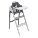 Chaise haute évolutive Crescendo Up Steel Cloud - chicco