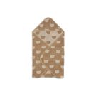 Cape de bain éponge Jacquard Teddy Bear