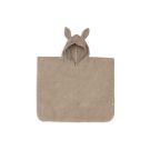 Poncho de bain éponge Basics Milky Coffee