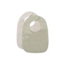 Lot de 2 bavoirs éponge Basics Sand/Matcha - jollein