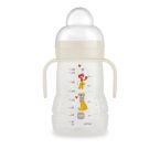 Biberon de Transition 220ml Bec souple Vert