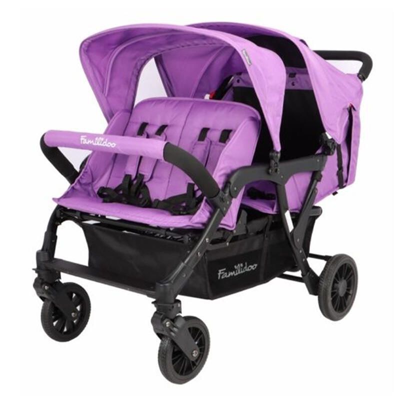 Poussette 4 places Familidoo Lidoo Lite Parme - familidoo