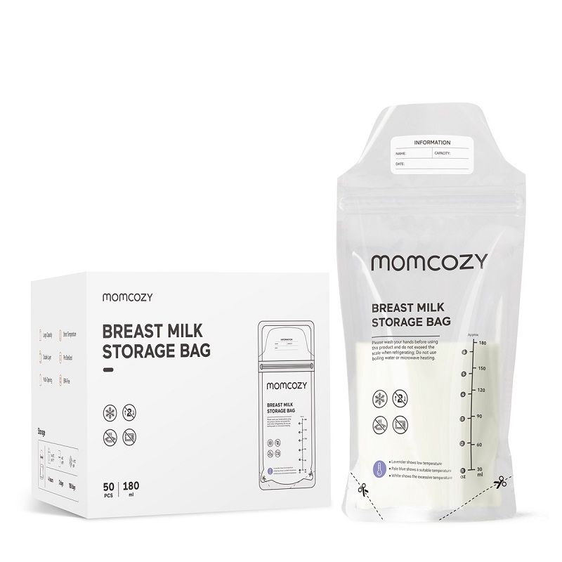 Lot de 50 sachets de conservation de lait maternel - momcozy