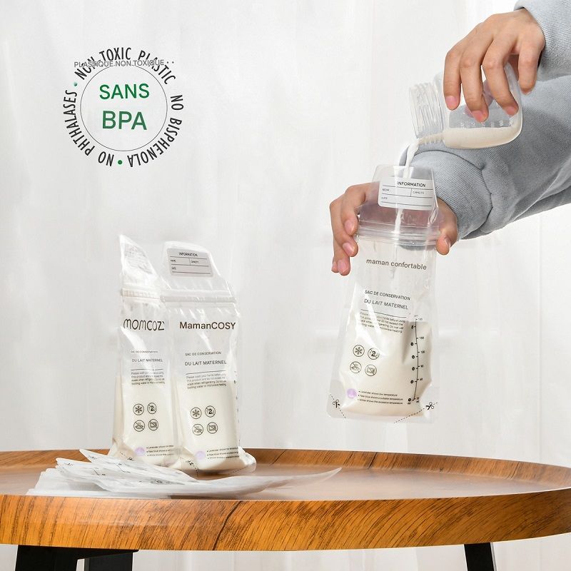 Lot de 50 sachets de conservation de lait maternel - momcozy