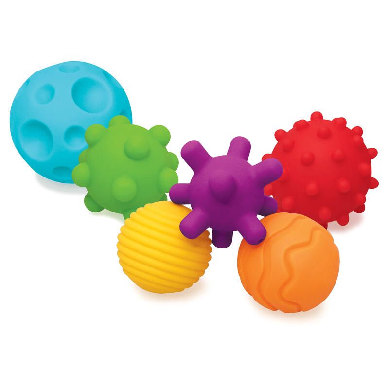 6 balles Senso - Multicolore - infantino