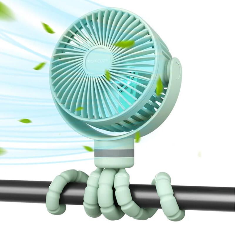 Ventilateur pour poussette portable Vert - momcozy
