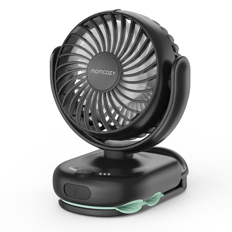 Ventilateur pour poussette à pince Noir - momcozy