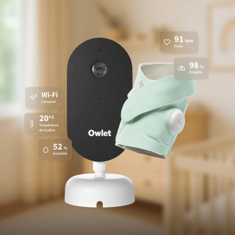 Pack Dream Sock + Dream Sight Cam - Vert - owlet