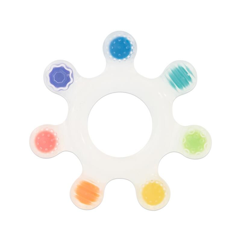 Anneau Dentition Silicone Etoile Arc-en-ciel - sassy