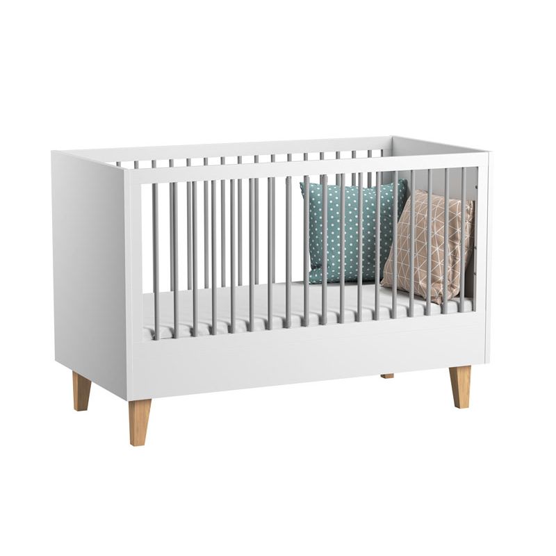 Lit bébé évolutif 70x140cm Concept Blanc - vox