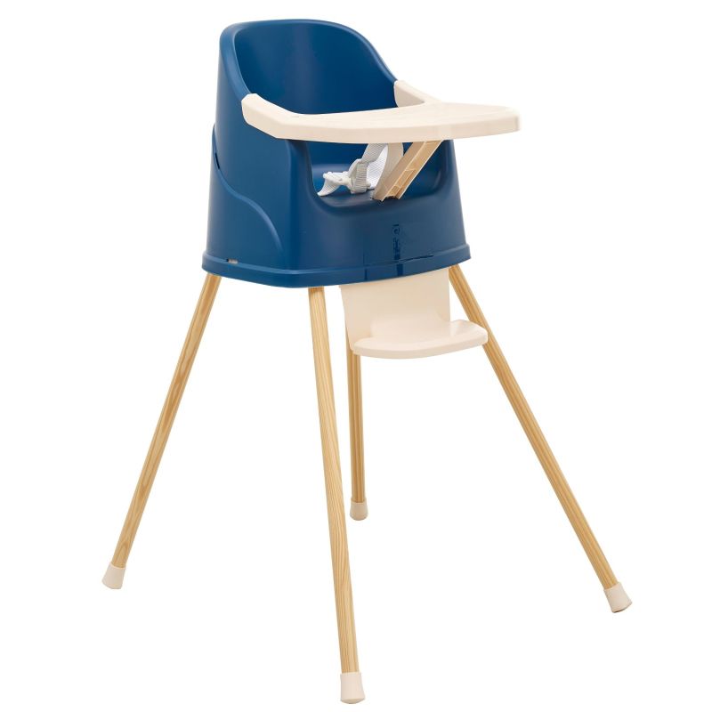 Chaise Haute Youpla Bleu Ocean - thermobaby