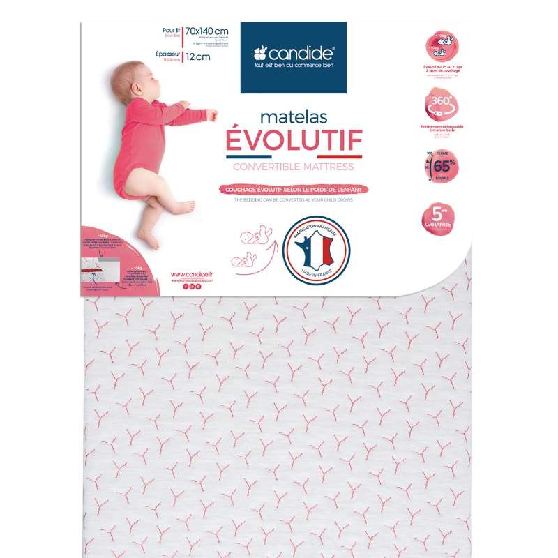 Matelas Evolutif 70x140cm - candide
