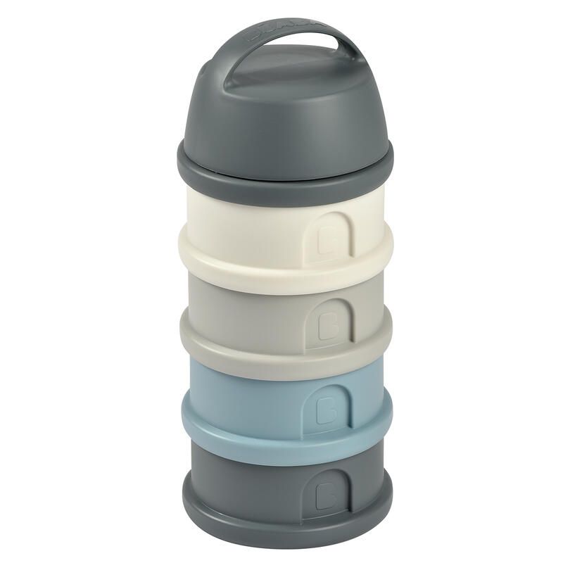 Boite doseuse 4 compartiments Mineral Grey Blue - beaba