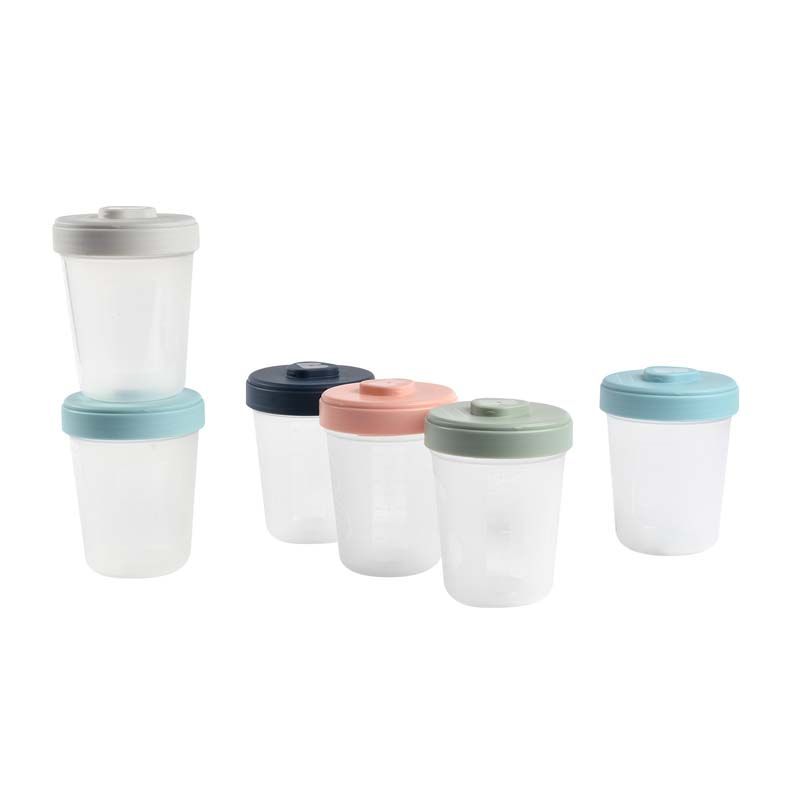 Set 2eme Age 6 Portions Clip Coloris Assortis - beaba