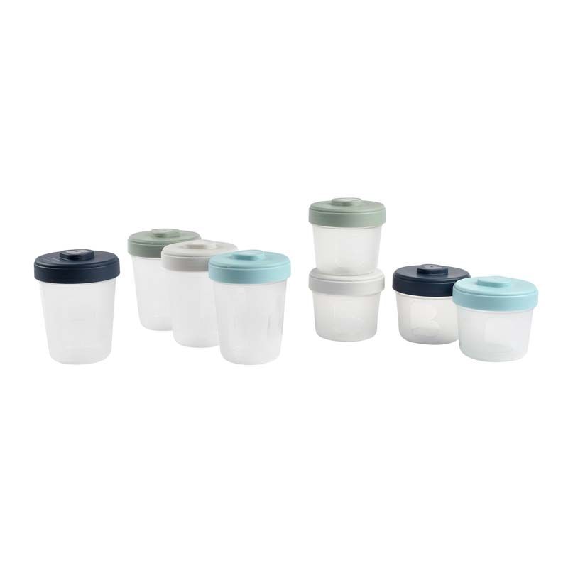 Set 2eme Age 8 Portions Clip Coloris Assortis - beaba