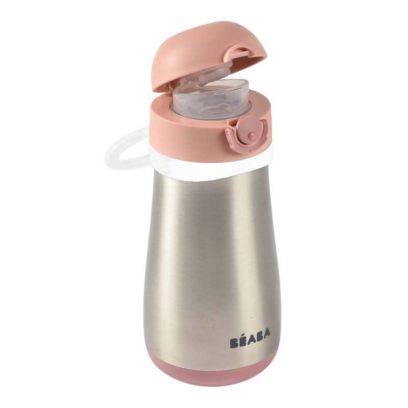 Gourde Inox 350ml Old Pink - beaba