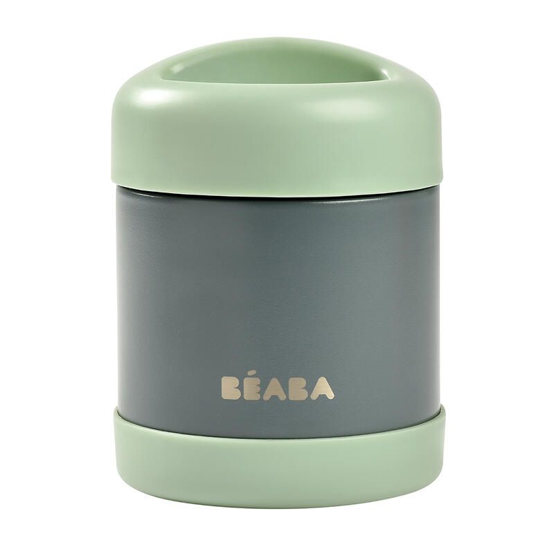 Portion Inox Isotherme 300ml Gris Vert - beaba