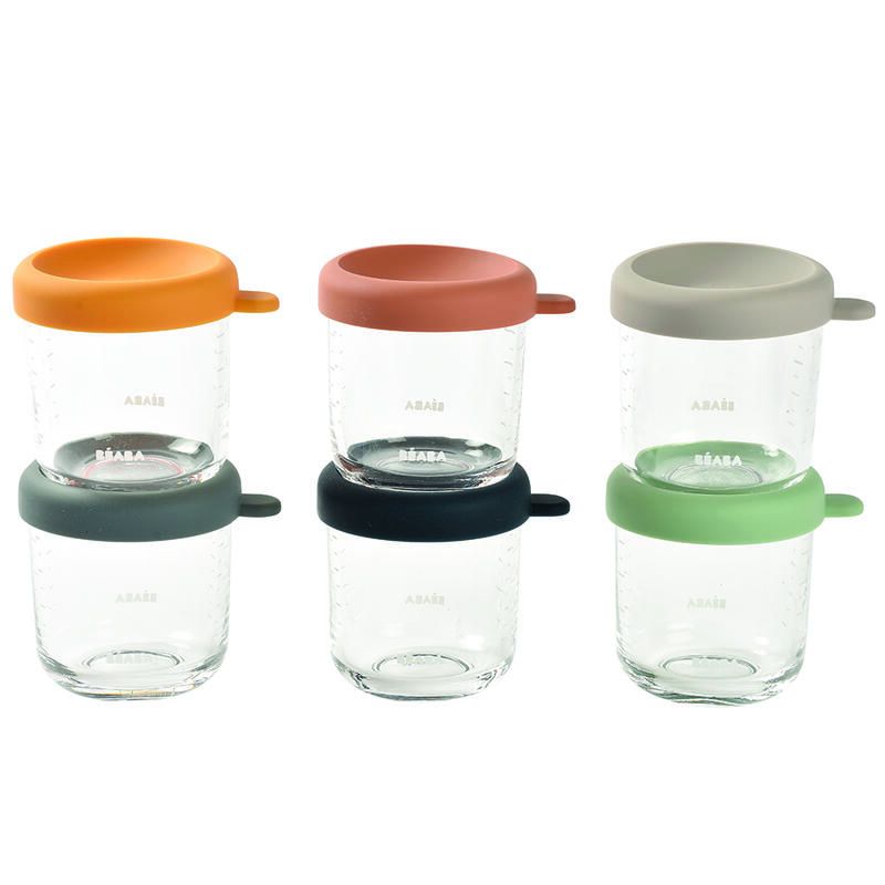 Coffret Portions Verre X6 Color Mix - beaba