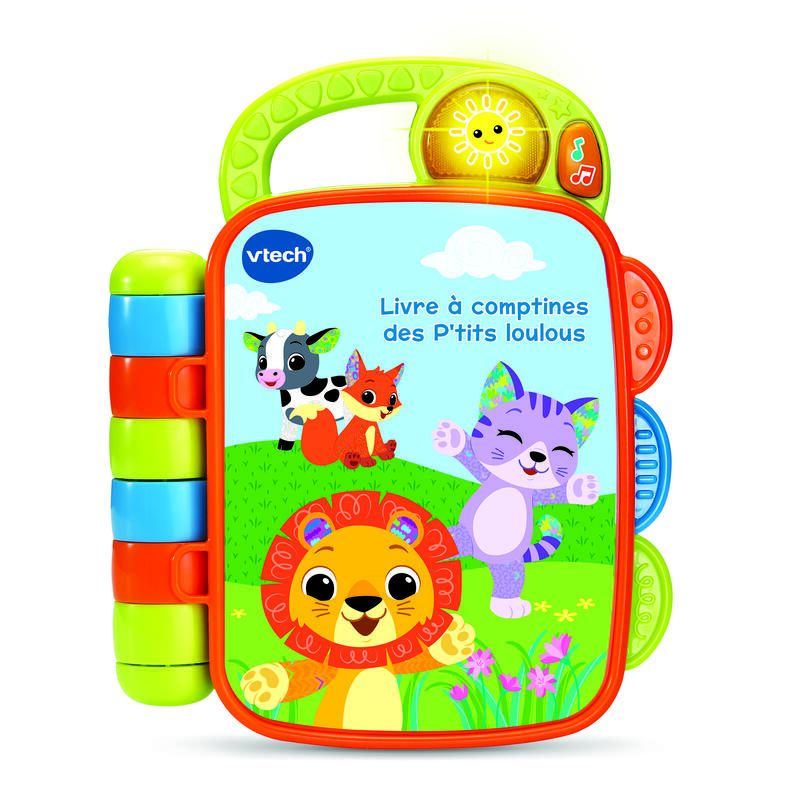Livre A Comptines Des Ptits Loulou Multicolore Vtech Baby Vtech Baby - vtech