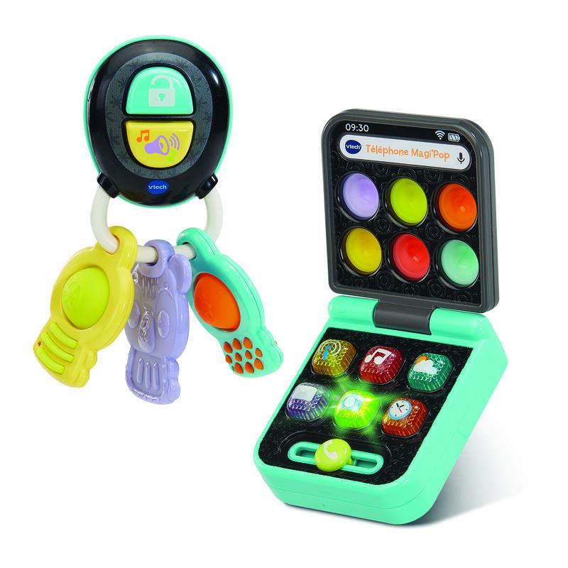 Coffret Cles + Telephone Magipop - vtech