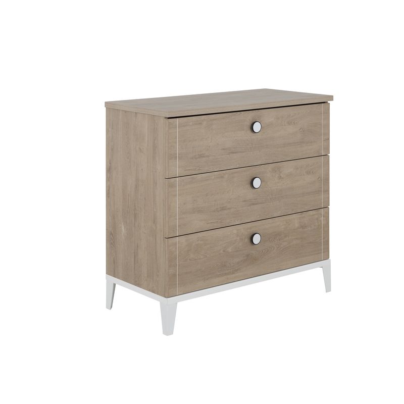 Commode 3 tiroirs Marcel Blanc - galipette