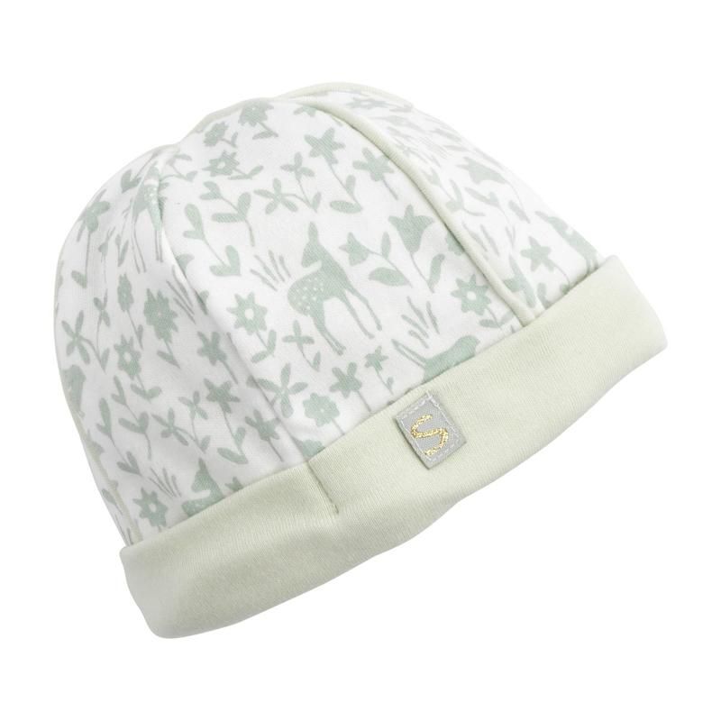 Bonnet Promenons Nous 0m Tilleul - sauthon baby deco