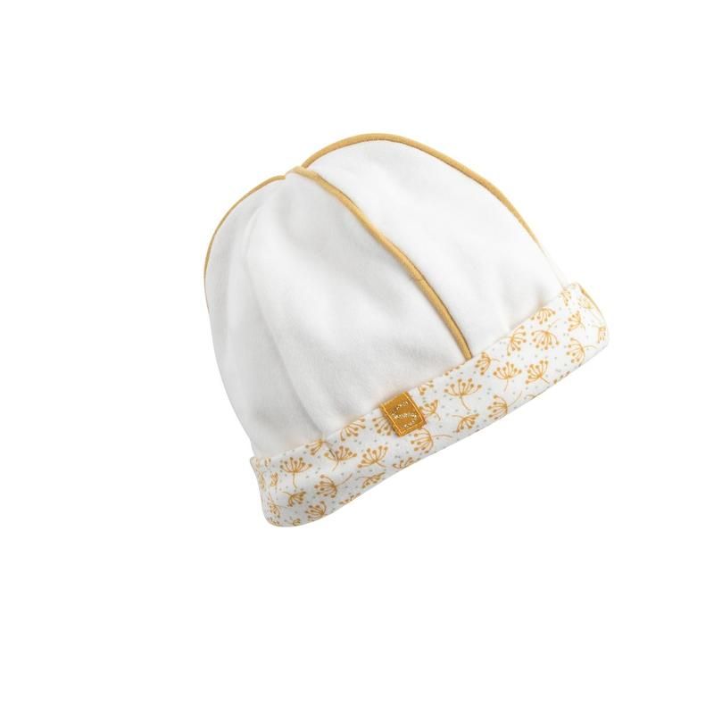 Bonnet Promenons Nous 0m Jaune - sauthon baby deco