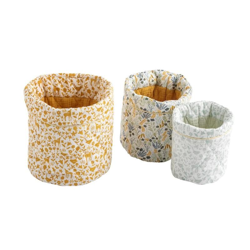 Panieres X3 Promenons Nous - sauthon baby deco