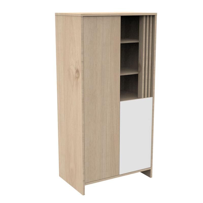 Armoire 2 portes 1 Niche Tokyo Blanc - sauthon