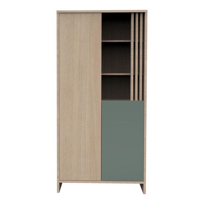 Armoire 2 portes 1 Niche Tokyo Sauge - sauthon