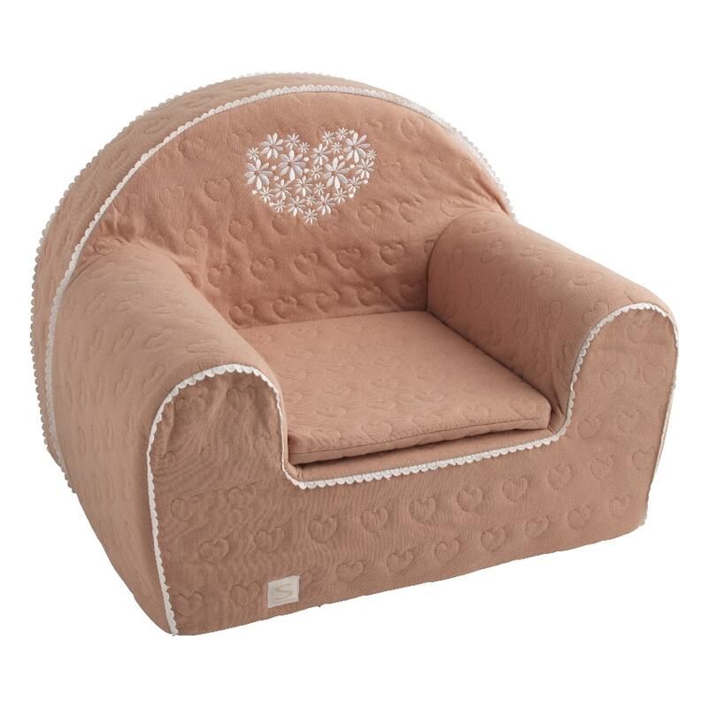 Fauteuil Club Petit Coeur - sauthon baby deco