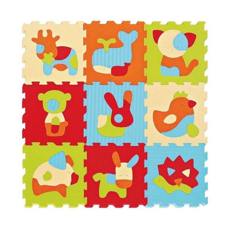 Dalles Animaux Multicolor Ludi Mousse - ludi