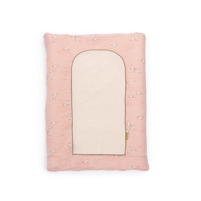 Matelas A Langer La Petite Ecole De Danse Rose/Crme Moulin Roty La Petite Cole De Danse - moulin roty