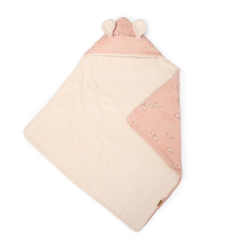 Sortie De Bain Rose/Crme La Petite Cole De Danse - moulin roty