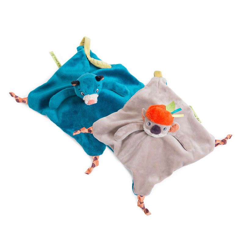 Doudou Cache-cache Koala Et Panthere Dans La Jungle Dans La Jungle Moulin Roty - moulin roty