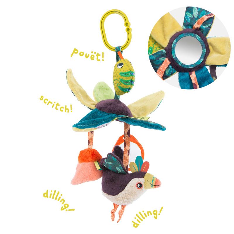 Suspension Feuilles Dactivites Dans La Jungle Multicolore Moulin Roty Dans La Jungle - moulin roty