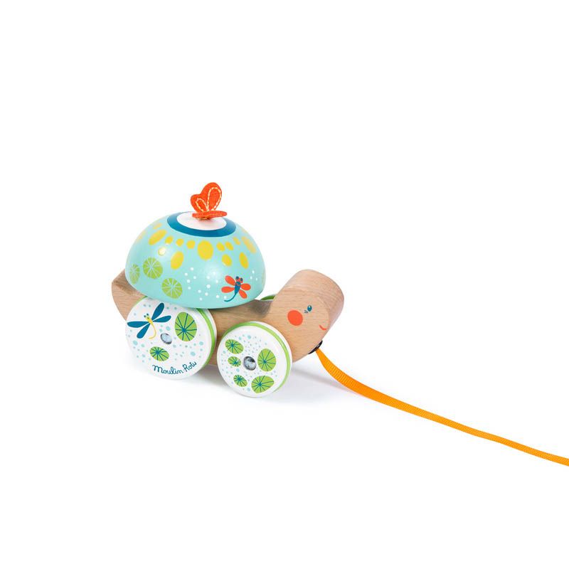 Tortue A Tirer Dans La Jungle Multicolore Moulin Roty Dans La Jungle - moulin roty