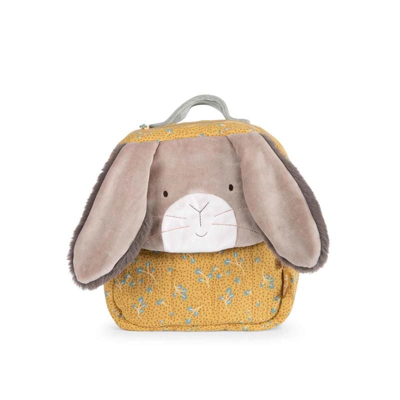 Sac à dos Lapin Trois Petits Lapins Ocre  - moulin roty
