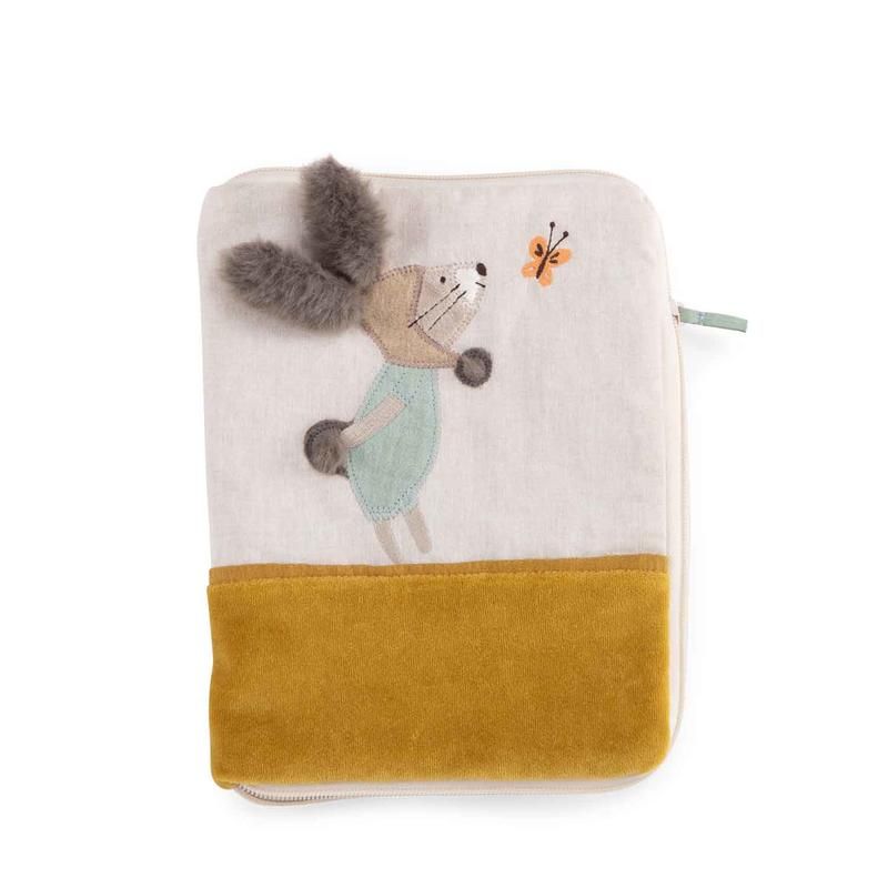 Protege Carnet De Sante Multicolore Trois Petits Lapins - moulin roty