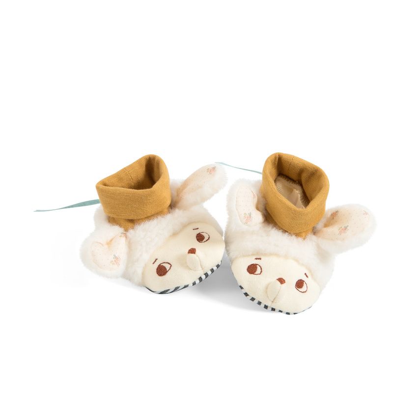 Chaussons Apres La Pluie Mouton Ecru - moulin roty