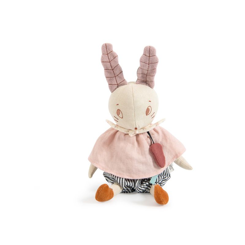 Poupee Musique Lapin Apres La Pluie Multicolore - moulin roty