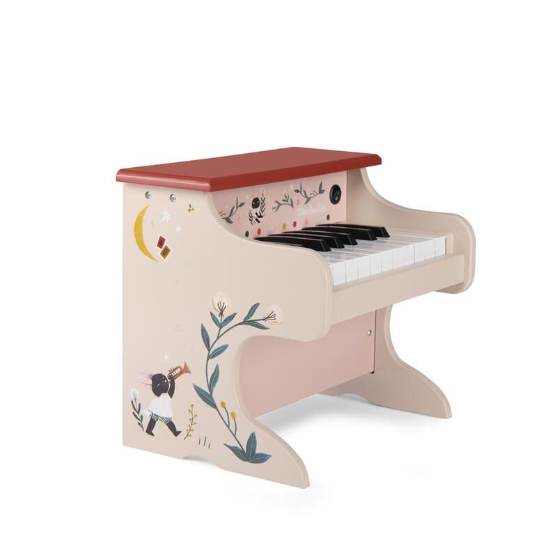 Piano Apres La Pluie Crme/Rose Moulin Roty Aprs La Pluie - moulin roty