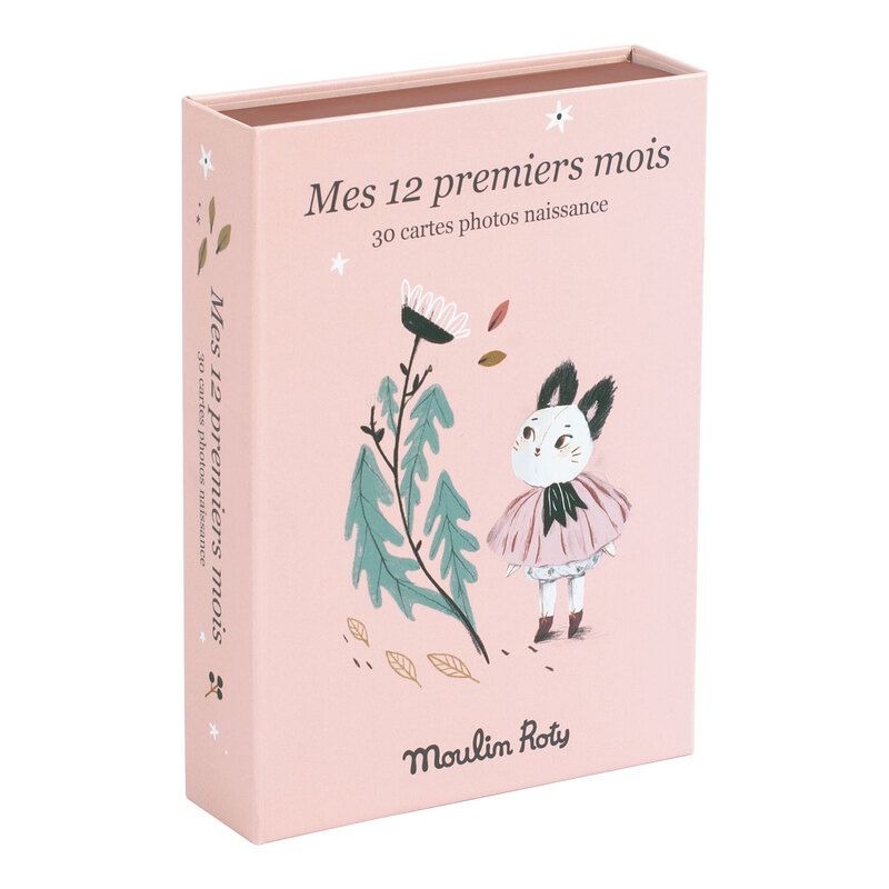 Cartes Mes 12 Premiers Mois Apres La Pluie 30 Cartes Multicolore - moulin roty