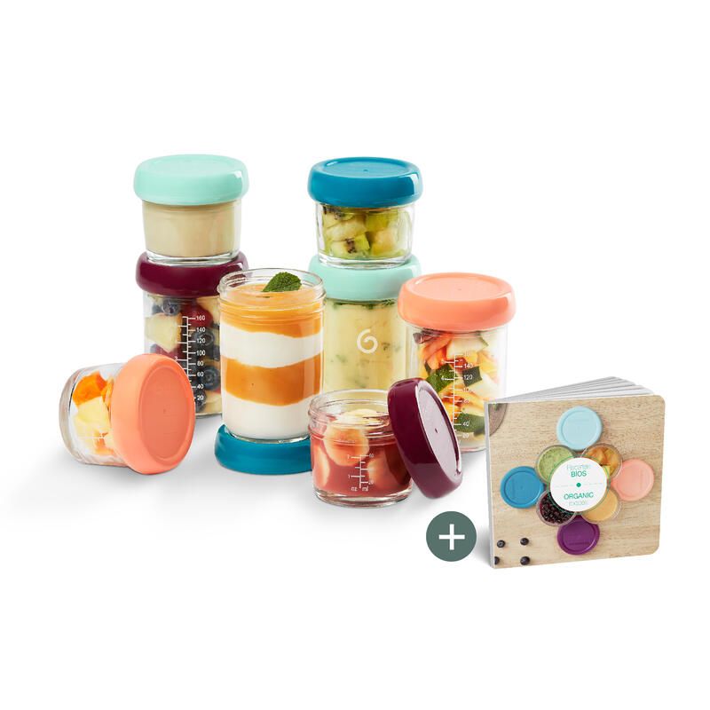 Pots de conservation Babybols en verre - Lot de 8 - babymoov