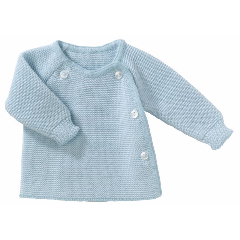 Brassiere Maille Bleu Naissance - bebe9 creation