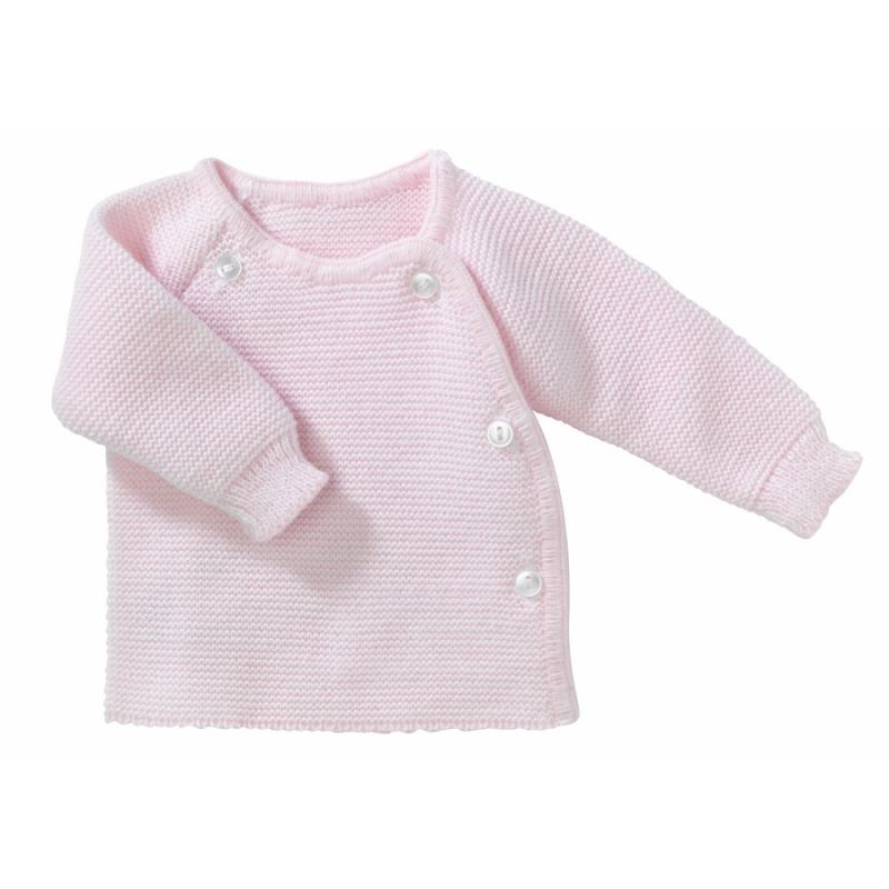 Brassiere Maille Rose Naissance - bebe9 creation